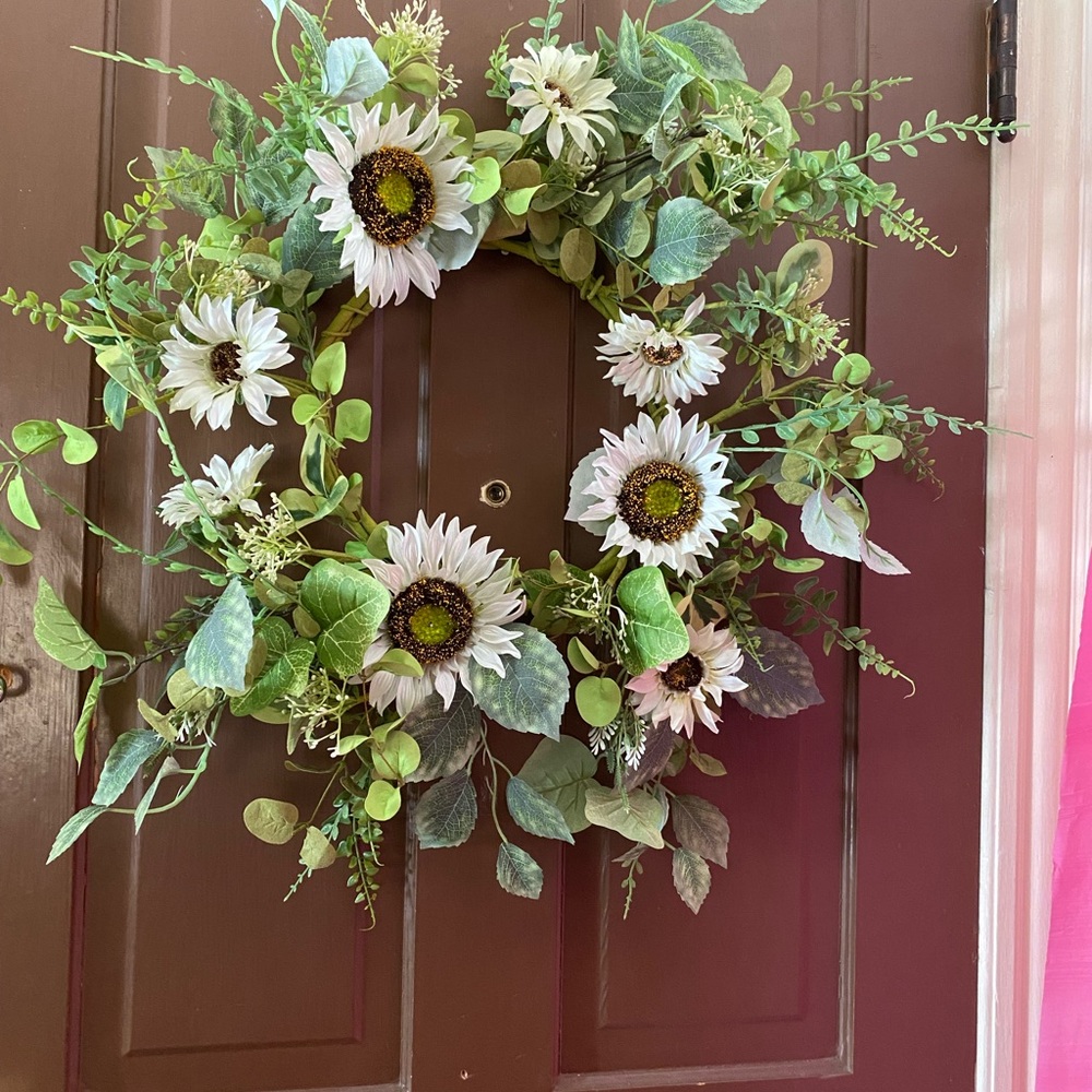 Daisy wreath